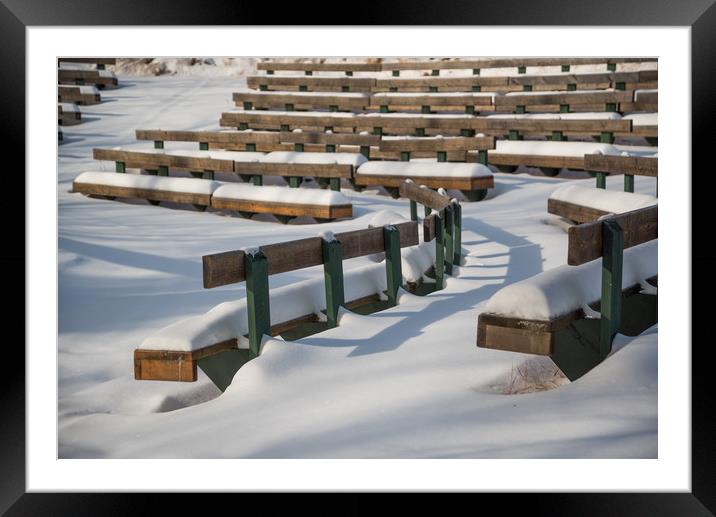 Coolest seat in the House Framed Mounted Print by Bob Small