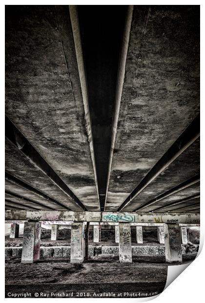 Under the Bridge Print by Ray Pritchard