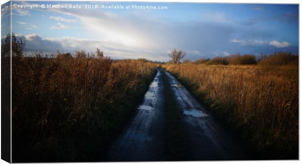       A Lovely View in Suffolk Canvas Print by Matthew Balls