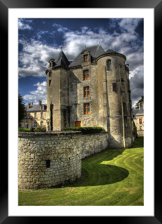 Vic-sur-Aisne HDR Framed Mounted Print by Gypsyofthesky Photography