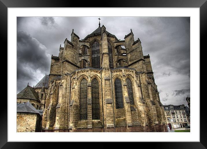 Compiègne HDR Framed Mounted Print by Gypsyofthesky Photography