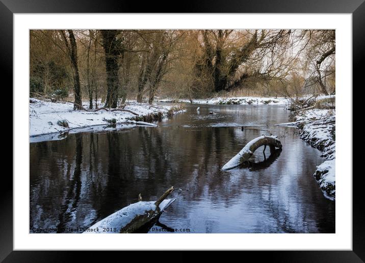 The River Cray Framed Mounted Print by Neal P