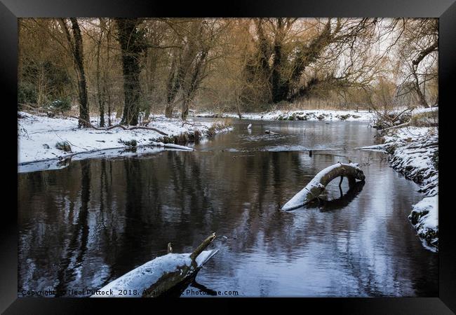 The River Cray Framed Print by Neal P
