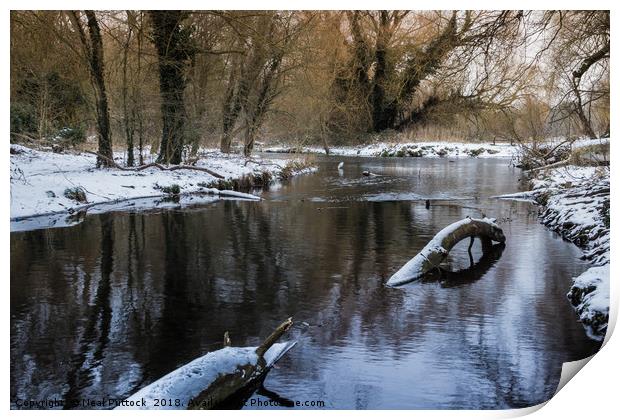 The River Cray Print by Neal P