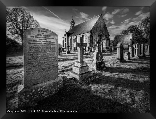 Strathblane Parish Church Framed Print by Angela H