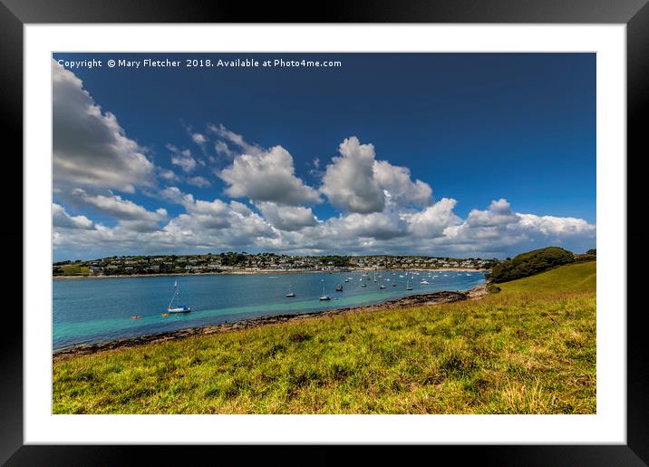 St Mawes, Cornwall Framed Mounted Print by Mary Fletcher
