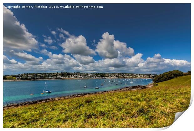 St Mawes, Cornwall Print by Mary Fletcher