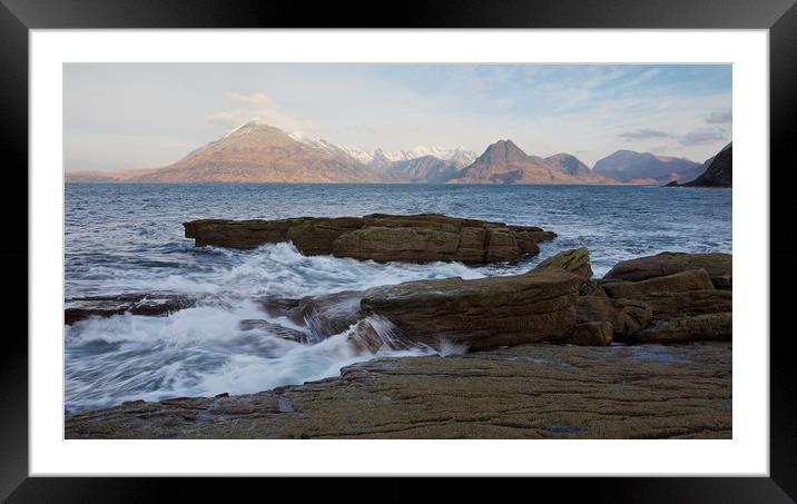 The Sea at Elgol Framed Mounted Print by Stephen Taylor
