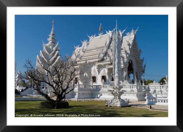 Wat Rong Khun #3 Framed Mounted Print by Annette Johnson