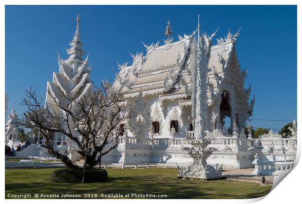 Wat Rong Khun #3 Print by Annette Johnson