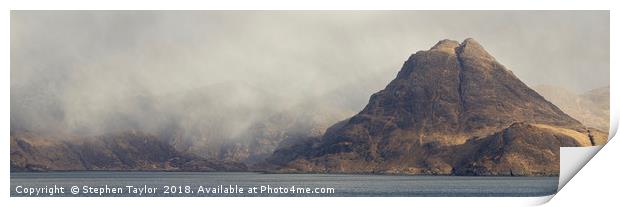 Elgol 16x5 Panorama Print by Stephen Taylor