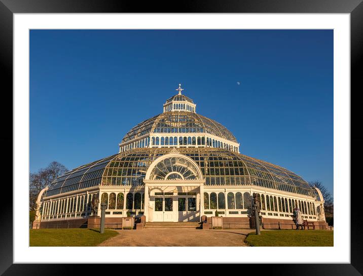 Sefton park palm house Framed Mounted Print by Kevin Elias