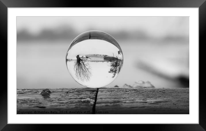 Looking Out From Within Framed Mounted Print by Matthew Balls