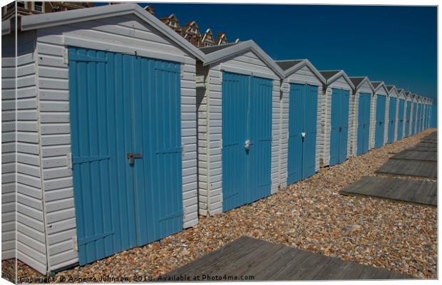 Seaside #6 Canvas Print by Annette Johnson