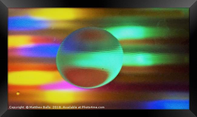               Future World Bubble Framed Print by Matthew Balls