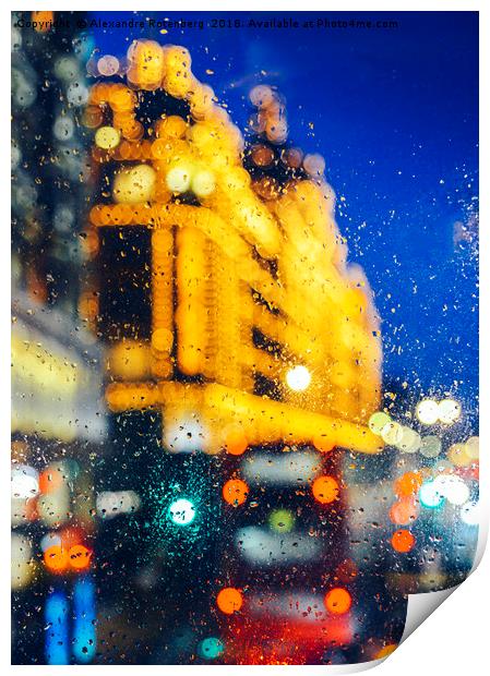 Melancholic London Lights  Print by Alexandre Rotenberg