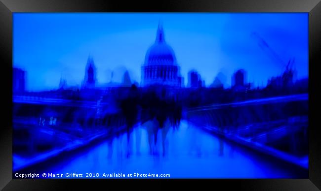 Blue Monday Framed Print by Martin Griffett