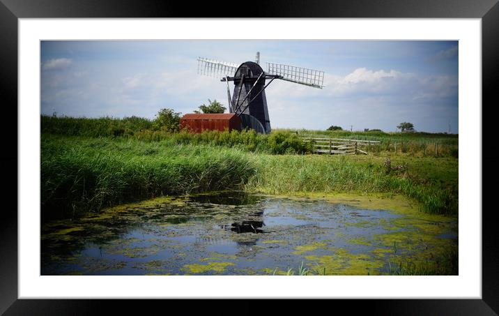         Picture Perfect Windmill Framed Mounted Print by Matthew Balls