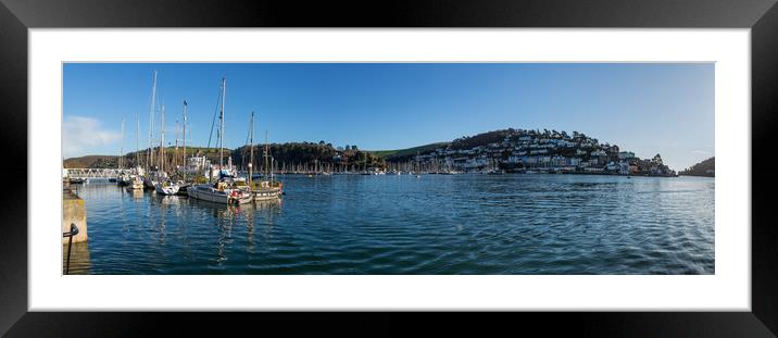 Kingswear from Dartmouth Framed Mounted Print by Maggie McCall