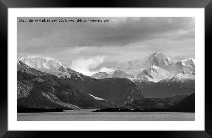 Sailing Beagle Channel-2 Framed Mounted Print by Mark Seleny