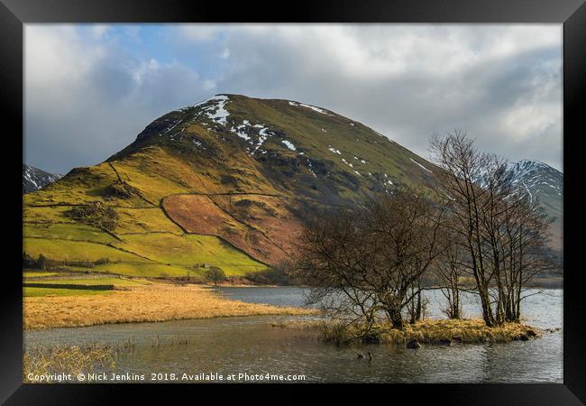 Brothers Water and Hartsop Dodd Lake District Nati Framed Print by Nick Jenkins