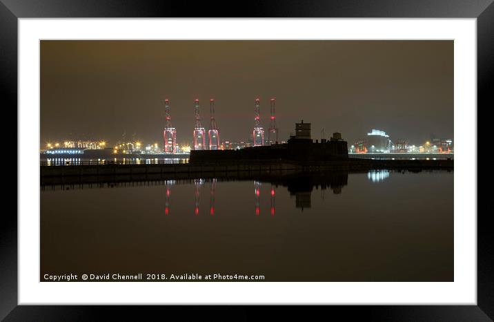 Fort Perch Rock Framed Mounted Print by David Chennell