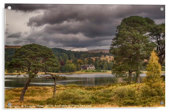 Loch Tulla Acrylic by Douglas Milne
