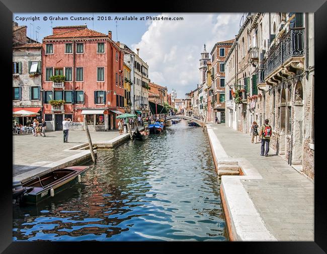 Venice  Framed Print by Graham Custance