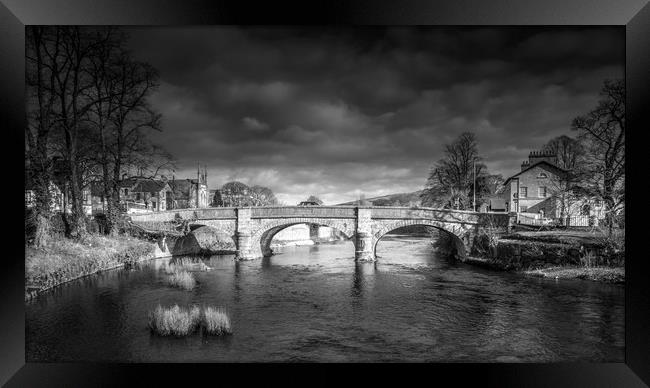 Kendal Lake district Framed Print by sharon carse