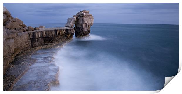 Portland Bill Seascapes Print by Ian Middleton