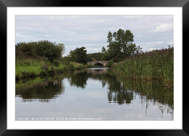 Leeds Liverpool Canal  Framed Mounted Print by David Chennell