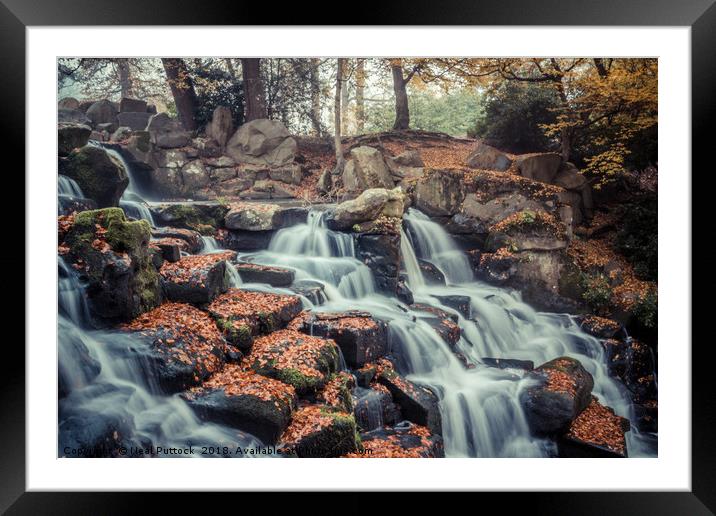 Waterfalls Framed Mounted Print by Neal P