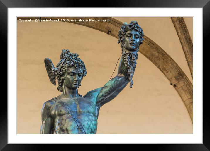 Perseus with the head of Medusa Framed Mounted Print by Valerio Rosati
