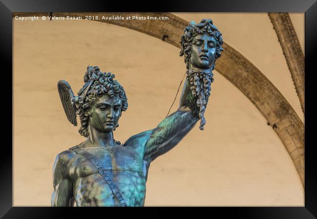 Perseus with the head of Medusa Framed Print by Valerio Rosati