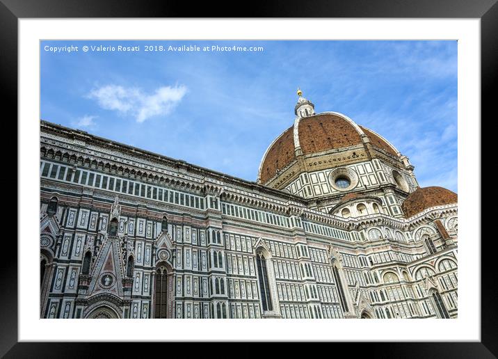Florence Duomo Framed Mounted Print by Valerio Rosati