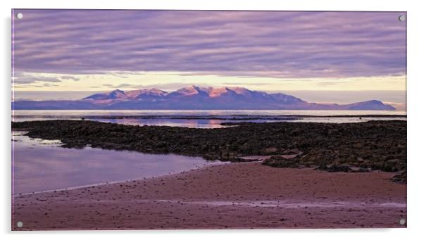 Early morning Arran Acrylic by jane dickie