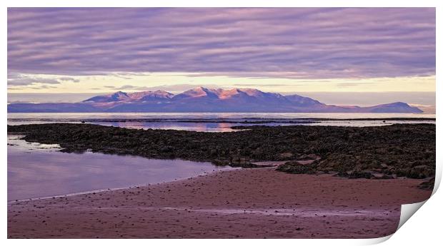 Early morning Arran Print by jane dickie
