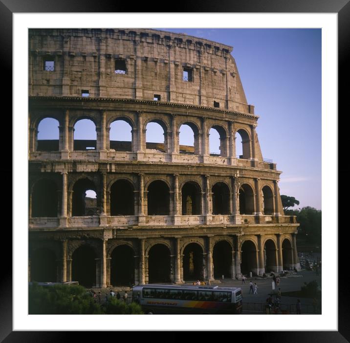 The Majestic Colosseum Framed Mounted Print by Luigi Petro