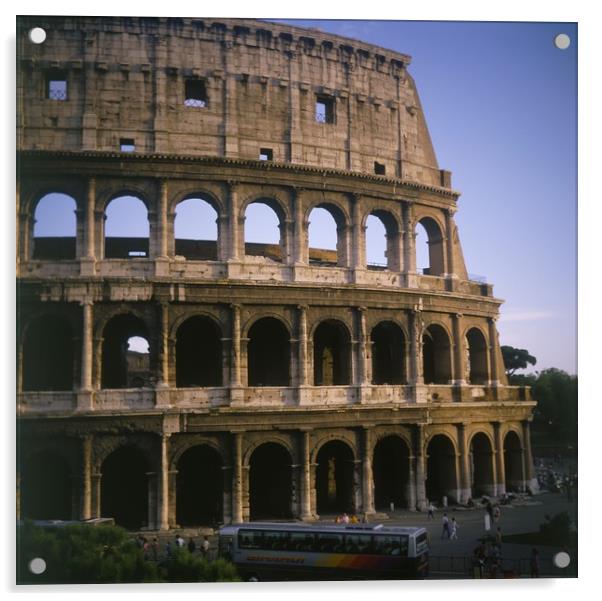 The Majestic Colosseum Acrylic by Luigi Petro