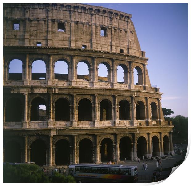 The Majestic Colosseum Print by Luigi Petro