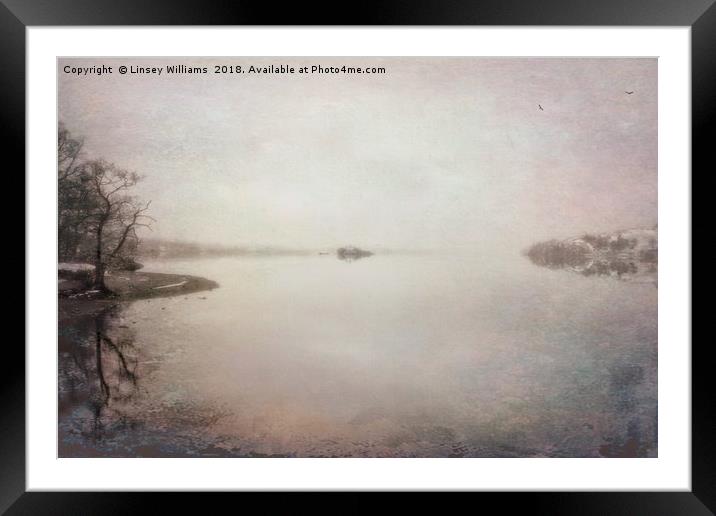 Norfolk Island, Ullswater, Cumbria Framed Mounted Print by Linsey Williams