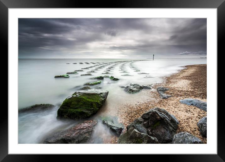 stepping stones Framed Mounted Print by Emanuel Ribeiro