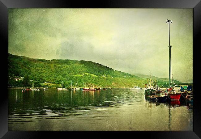 Harbour Life In Ullapool, Scotland. Framed Print by Aj’s Images
