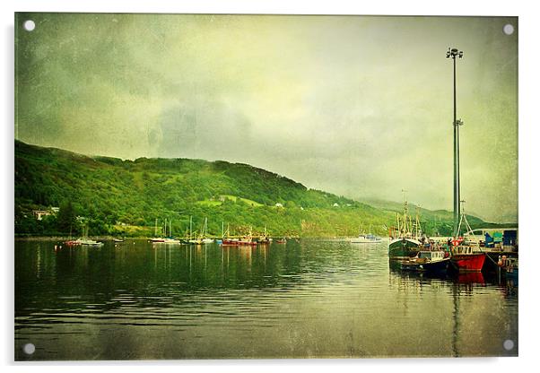 Harbour Life In Ullapool, Scotland. Acrylic by Aj’s Images