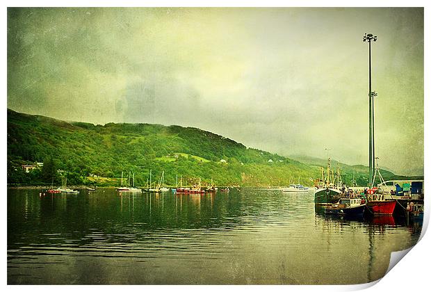 Harbour Life In Ullapool, Scotland. Print by Aj’s Images