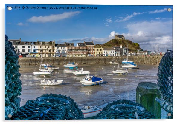 Ilfracombe Harbour at Low Tide Acrylic by Gordon Dimmer