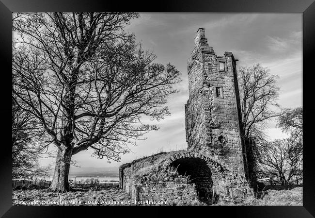 Staneyhill Tower Framed Print by Douglas Milne