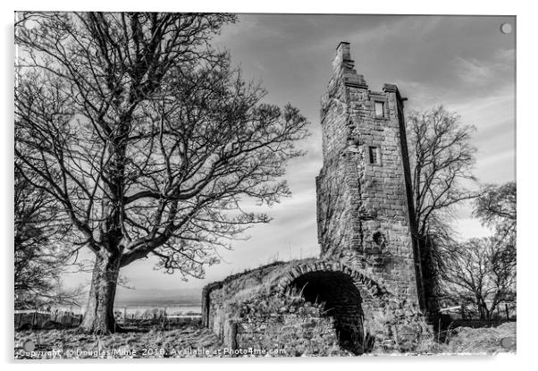 Staneyhill Tower Acrylic by Douglas Milne