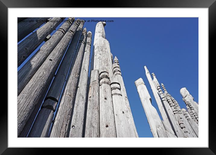 Playground of the Gods, Burnaby Mountain, Canada  Framed Mounted Print by Chris Langley