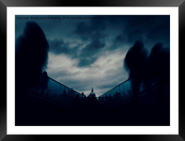 Dystopian London Framed Mounted Print by Alexandre Rotenberg